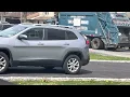 Town of Brookhaven CCC Heil Garbage Truck B7 Picking Up Trash