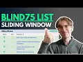 SOLVING ALL Sliding Window Blind75 List LeetCode Problems
