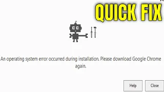 Google Chrome Installer Failed to Start in Windows - How to Fix Error Installation Fail