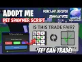 ADOPT ME SCRIPT TRADEABLE OP PET SPAWNER SPAWN ANY NEW PETS INSTANTLY LATEST UPDATE PASTEBIN