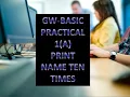 Computer Practicals For Class-9 2021-Exams