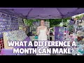 Drastic Difference Between July August at Front Porch Market Battling The Rain Market Vlog