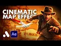 How to Create a Cinematic Map Effect in After Effects No Plugins