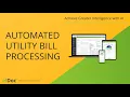 elDoc - Intelligent Document Processing Data capture from Utility Bills Use Case