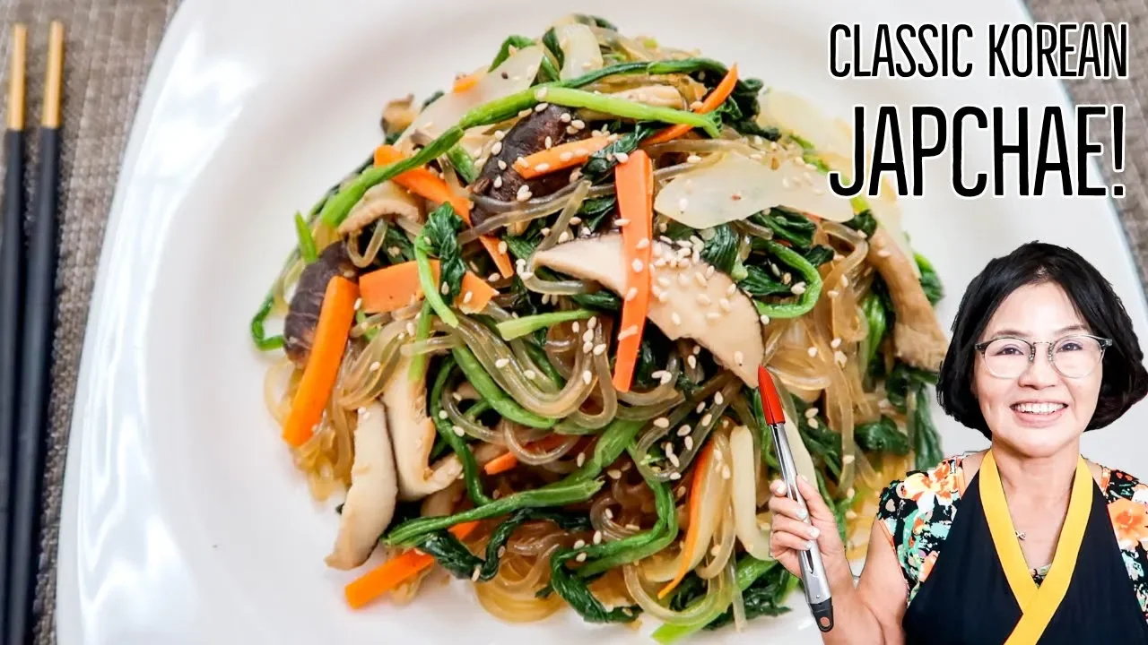 Classic Korean Japchae - An Easier Way!