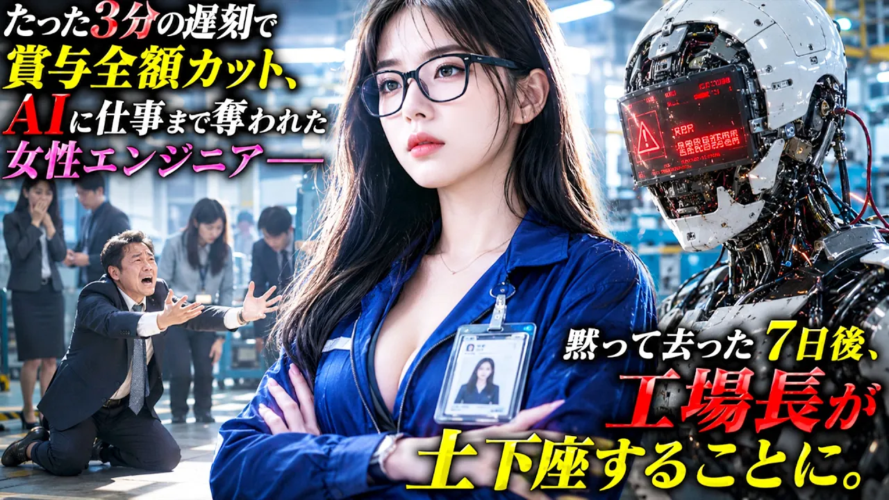 日本語吹き替え AIに代えられ、ボーナスまで全額カット…今さら工場長は後悔した