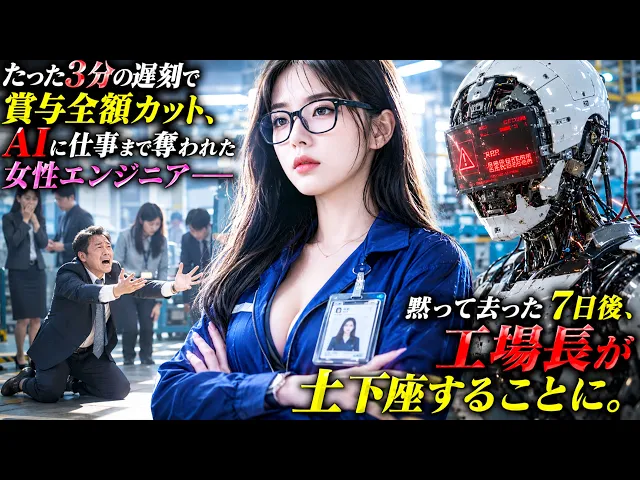 日本語吹き替え AIに代えられ、ボーナスまで全額カット…今さら工場長は後悔した