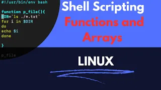 Functions and Arrays in Linux bash shell scripting