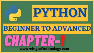 Chapter-1 Problem Solving with Python Course Beginner to Advanced Features Literals Identifiers