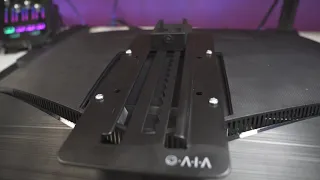 No More Crooked Monitors - VIVO Height Adjustable Vesa Adapter Kit