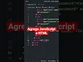 Add JavaScript to your HTML projects