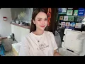 Download Lagu LIVE Street Café - Welcome Family 🤗 Ploysai Coffee Lady in Bangkok Thailand - Thai Street Food