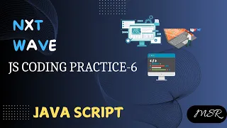 JS Coding Practice 6 Todos Application 3 CCBP NxtWave JS by MSR Coding