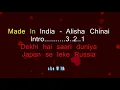 Made In India (Alisha Chinai) | Karaoke With Lyrics | Free Full Karaoke