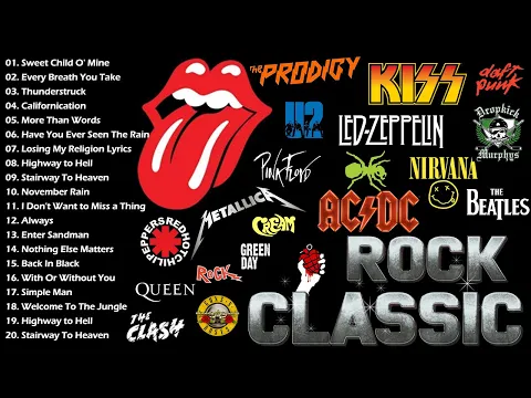 Download MP3 Pink Floyd, Queen, The Who, CCR, AC/DC, The Police, Aerosmith 🔥 Power Ballads | Classic Rock Songs