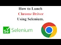 Launch Chrome Browsers using Selenium WebDriver Web Automation Selenium
