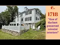 Sayward-Wheeler House c 1718 York ME Best Preserved Colonial Interior-History Bites New Engl