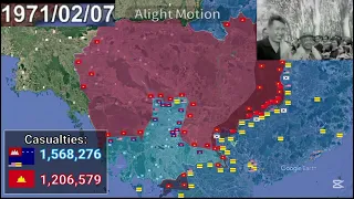 The Cambodian Civil War Using Google Earth