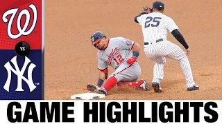nationals vs yankees game highlights 5 8 21 mlb highlights