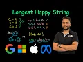 Longest Happy String Leetcode 1405