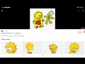Random Old Bart and Lisa Simpson GIF