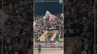في الكورفا سود جمهور اسود    جماهير الزمالك تشعل مدرجات ستاد الكلية الحربية   دندنها