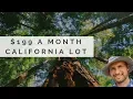 199 a Month infill lot in CA Mendocino County