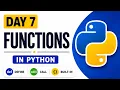 Python Functions Tutorial Day 7 Python Full Course