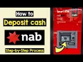 Deposit Money NAB ATM National Australia Bank Add Cash NAB Smart ATM Deposit Cash or Cheque