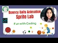 Learn free game coding for kids Create a bouncy ball animation in the easiest way code org