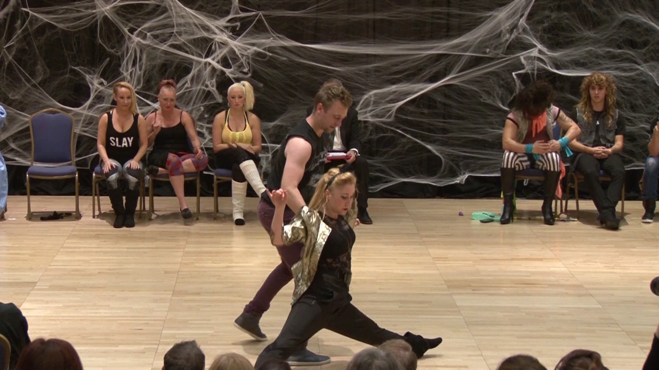 Ben McHenry & Victoria Henk - Halloween Swingthing 2016 Invitational Jack & Jill 2nd Place