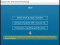 02-18 - Support for Interactive Processing