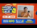 Lagu Shopee Mantul Sale | Nikmati Gratis Ongkir RP 0, ShopeePay Deals RP 1, dan Serba Seribu
