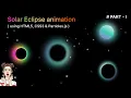 How to Create Solar Eclipse Animation Part - 1 HTML5 CSS3 and Particles js