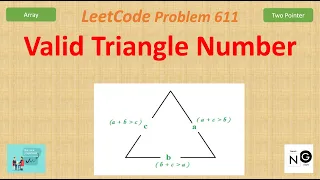 Valid Triangle Number Leetcode 611 Sorting Two Pointer LinkedIn