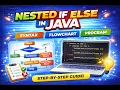 Nested If Else Statement in Java Syntax Flowchart Program Explained In 9 min