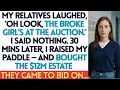 My Relatives Laughed at Me at the Auction, Then I Bought the Mansion They Came to Win......