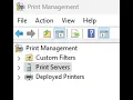 Print Management Console Installation