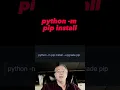 BEST way to update your PIP version especially with multiple Python versions