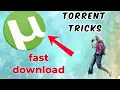 Increase Torrent speed utorrent get fast internet telugu