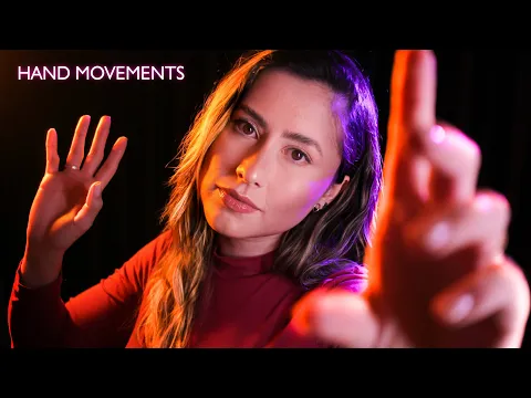 ASMR HAND MOVEMENTS and BREATHING EXERCISE asmr for anxiety and stress plucking hand movements