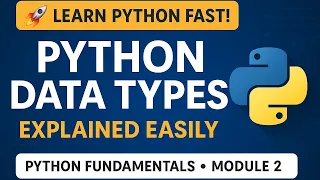 Master Python Data Types in Minutes Beginner-Friendly Guide