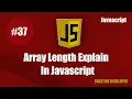 Array length javascript Array length Javascript array lengthc Javascript Tutorial Course