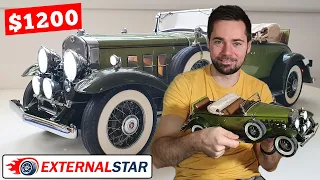 Review 1200 Cadillac V16 Roadster 1 12 scale model by Danbury Mint