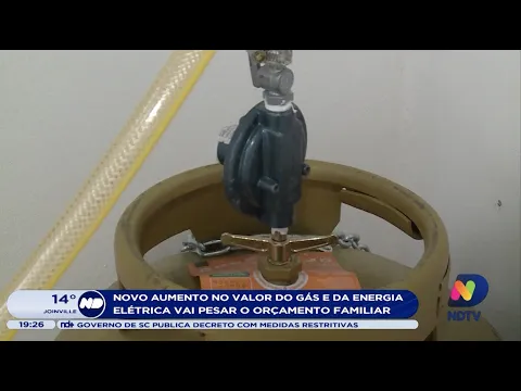 Novo aumento no valor do gás e da energia elétrica vai pesar o orçamento familiar