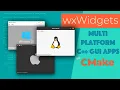 Single Codebase UI Apps in C for Linux Windows and MacOS - building with wxWidgets and CMake