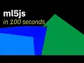 ml5js in 100 seconds