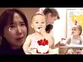 Download Lagu 딸 생일날 폭풍눈물 😭 줄리 인생 첫 생일케이크 먹방! 🍓🎂🍰(진짜좋아함)
