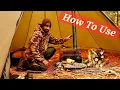 the correct way to use hot tent wood stove