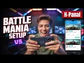 BattleMania v5 turnament Set-up in Hpanel